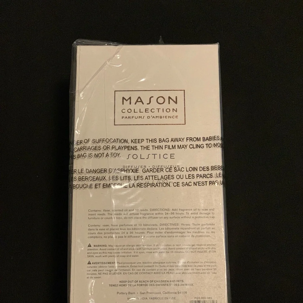 Mason Home Scent Collection diffuser